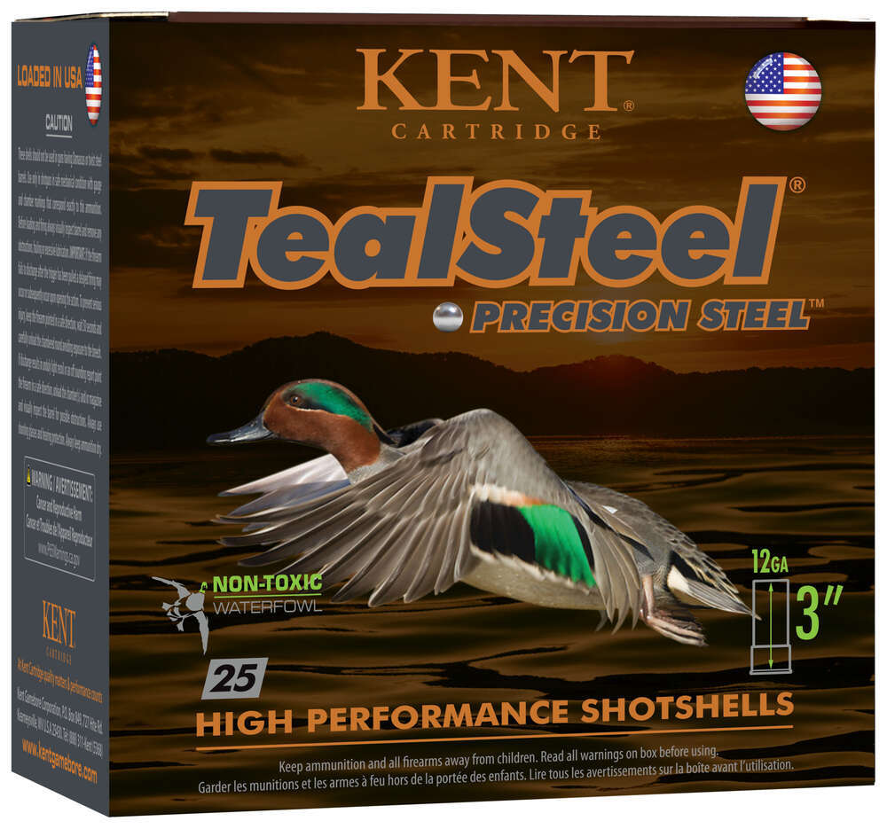 Ammunition Kent Cartridge 1 1/4 oz 12Gauge KENT KTS123365 TEALSTL      12 3IN  5   11/4 25/10